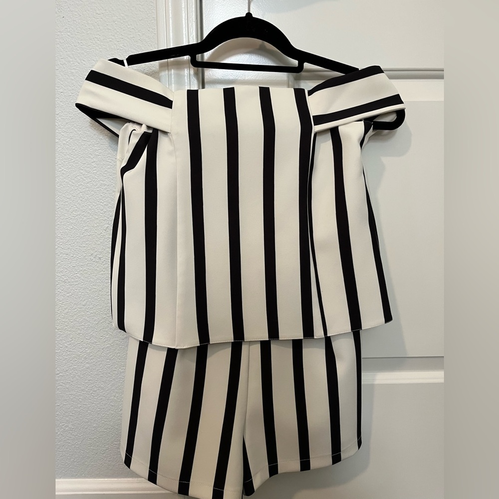 Pinstripe Topshop Romper- size 2